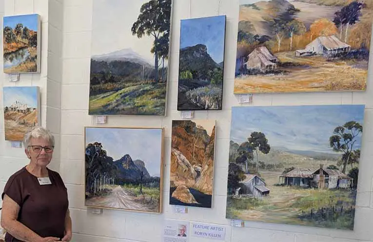 Robyn Killen oil paintings on show at Tilligerry Art Gallery
