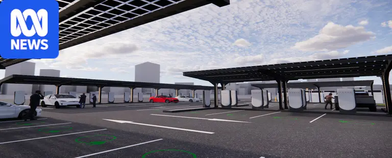 Tesla（特斯拉）规划在澳大利亚建设最大电动汽车充电中心