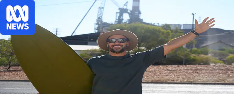 Pro surfer swaps California waves for life in the outback
