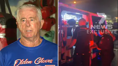 Witness seconds away from walking into firing line as four left seriously injured in Logan pub shooting