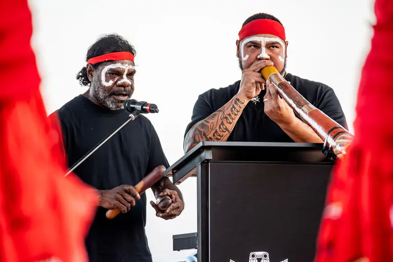 Thousands discover Larrakia culture as landmark centre officially opens