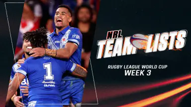 Rugby League World Cup 2026 team lists: Predicted line-ups for Week 3 matches