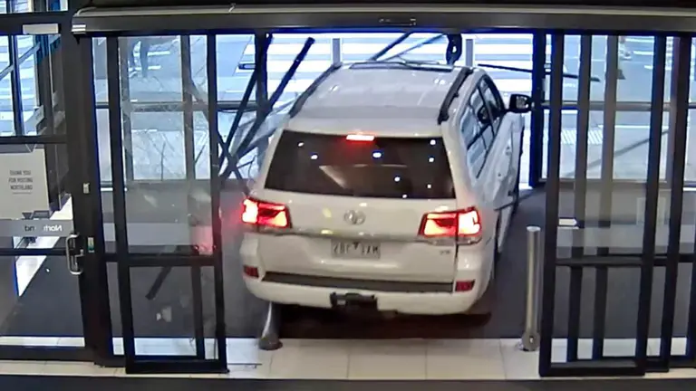 Shocking CCTV of car racing through Northland Shopping Centre as Giriwa May jailed for rampage