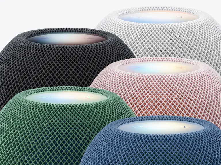 Apple HomePod mini 2, Siri AI·사운드 글로우·4스피커 서라운드 사운드 탑재