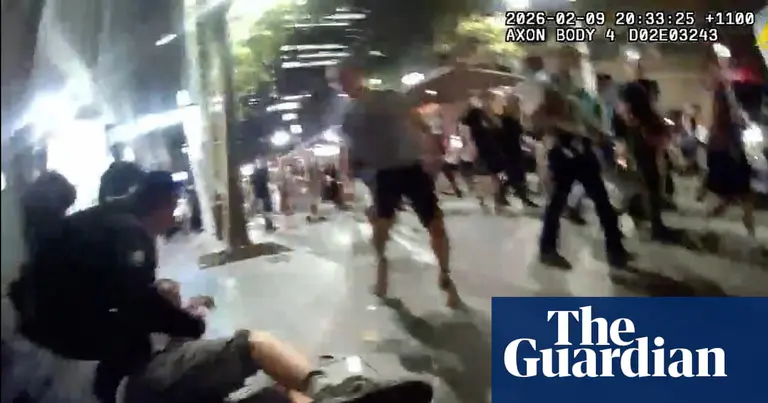 Bodycam video shows police officer shoving Herzog protester before ‘I punched him in the head’ boast