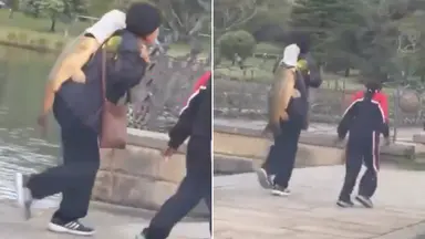 시드니 센테니얼 파크에서 여성이 대형 잉어를 잡자 정부 대응