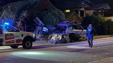 South Perth crash: Police investigate after ute smashes into Douglas Avenue house overnight