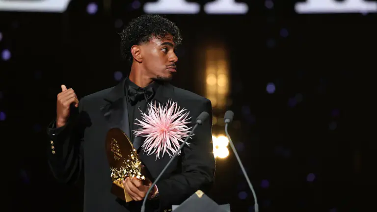 Lamine Yamal insists award he won at Ballon d'Or ceremony should have gone to team-mate