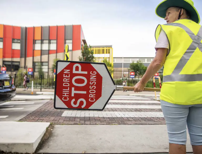 Wanted: A lollipop lady – or man – for Mosman Public School pedestrian crossing.