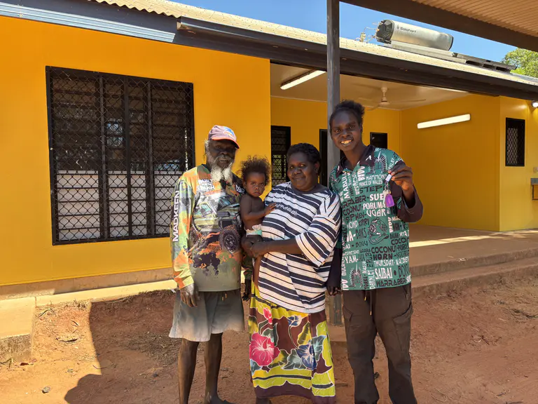 Major housing milestone reached in Maningrida