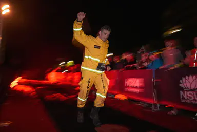 Illabo firey completes world’s most gruelling sporting event to encourage others to join the RFS