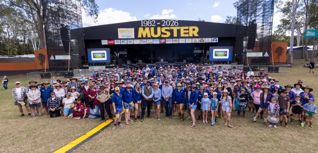 Muster raises record