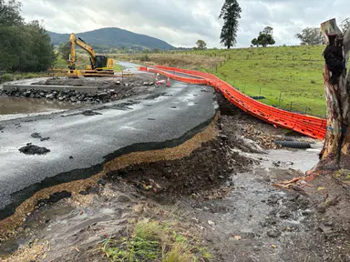 How much rain did you get at your place last night?