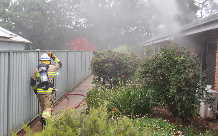 Unit Damaged By Fire